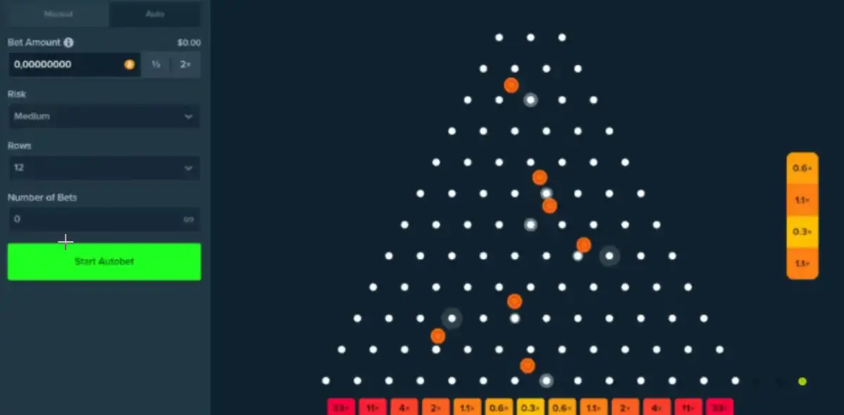 Promo code input field in the Plinko Mr Beast casino app