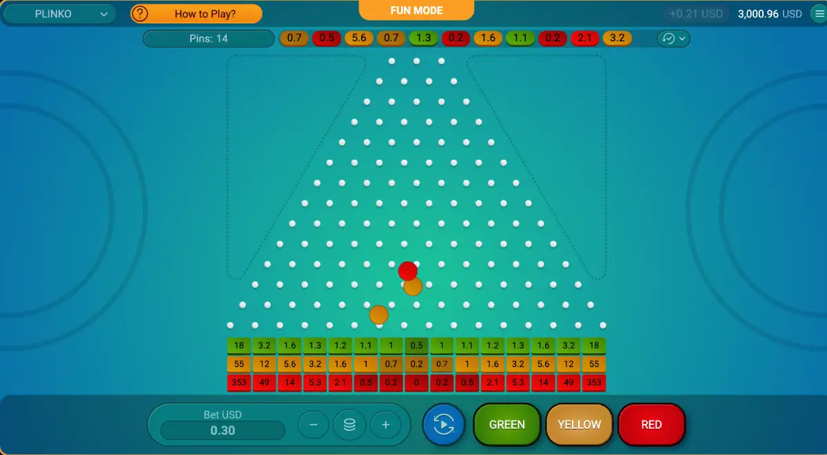 Comparison of standard and XY Plinko balls in online gameplay
